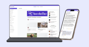 Illustration du site berdeller Le réseau social sans algorithme